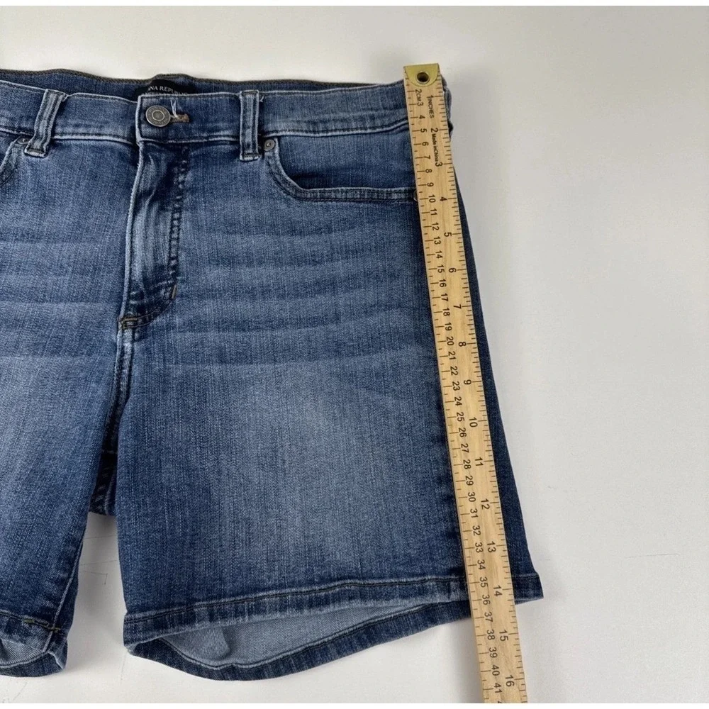 Banana Republic Denim Shorts Women‎ 29 Blue Premium Denim Stretch Medium Wash - Picture 8 of 14